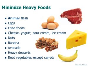 Minimize heavy foods as the first step to sustainable weight control