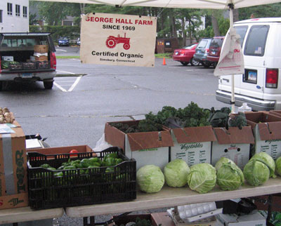 Hall Farms stand at LaSalle Road Farmer's Market