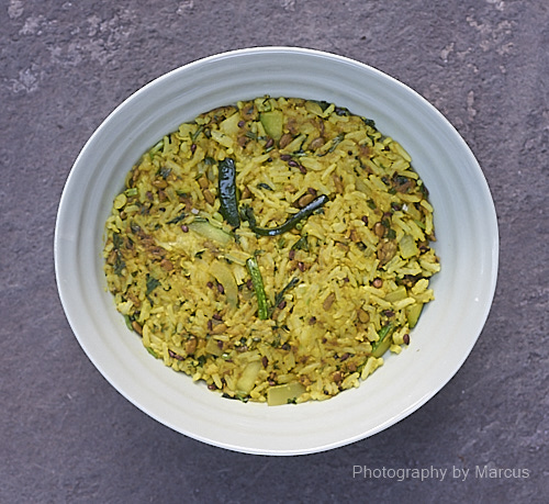 Split Yellow Mung Dal and White Basmati Rice Kichari