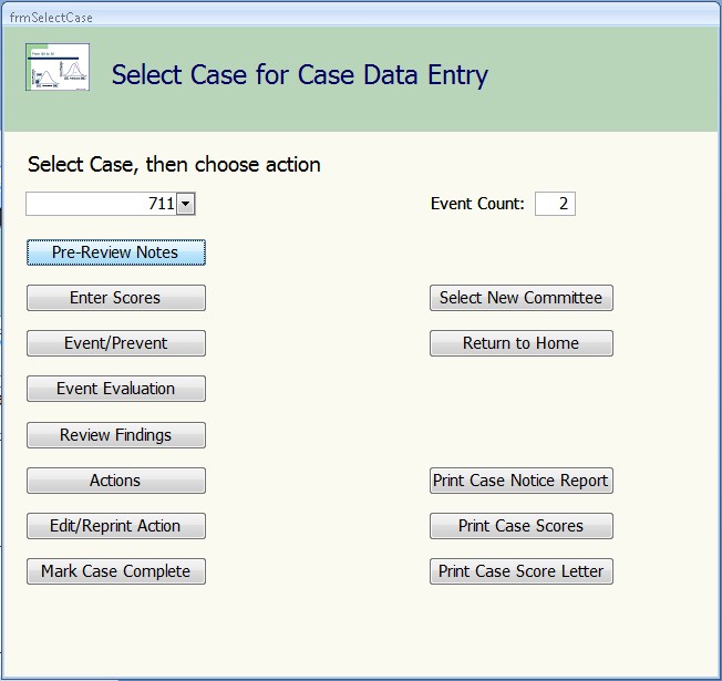 PREP-MS Case Review Data Entry form